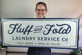 Fluff and Fold Sign