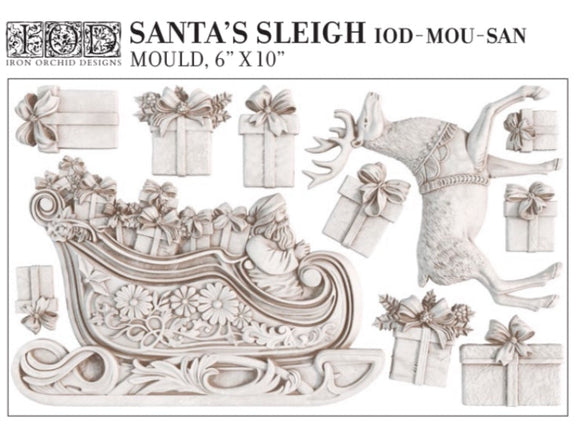 IOD Mould Christmas Sleigh