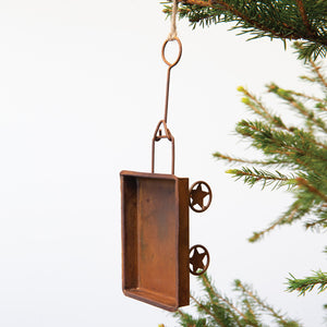 Hanging Ornament Wagon