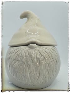 Stoneware Cannister  Nordic Gnome