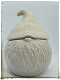 Stoneware Cannister  Nordic Gnome