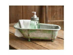 Rustic Metal Bathtub